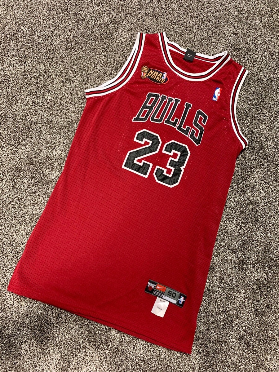 Michael Jordan #23 Chicago Bulls 1998 NBA Finals Authentic Home