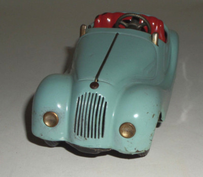 ORIGINAL VINTAGE 1940's SCHUCO AKUSTICO 2002 TIN WIND-UP KEY SKY