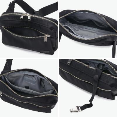 PORTER Yoshida Lift Waist Bag M Navy 822-06132 | eBay