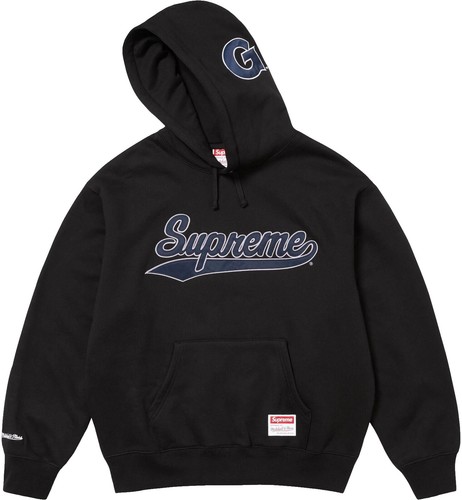 Supreme S Logo Hooded Sweatshirt Black | eBay