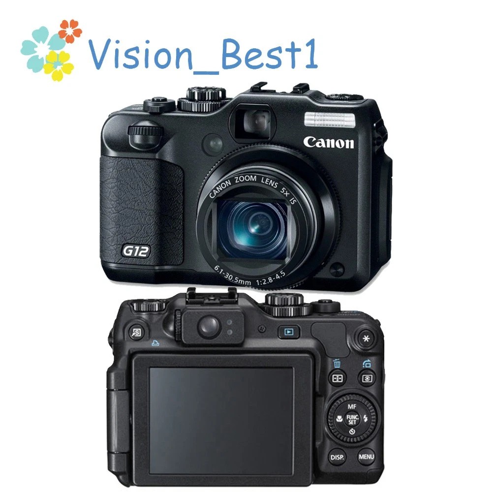 Canon Power Shot G12 Compact Digital Camera 10MP 5x Optical Direct