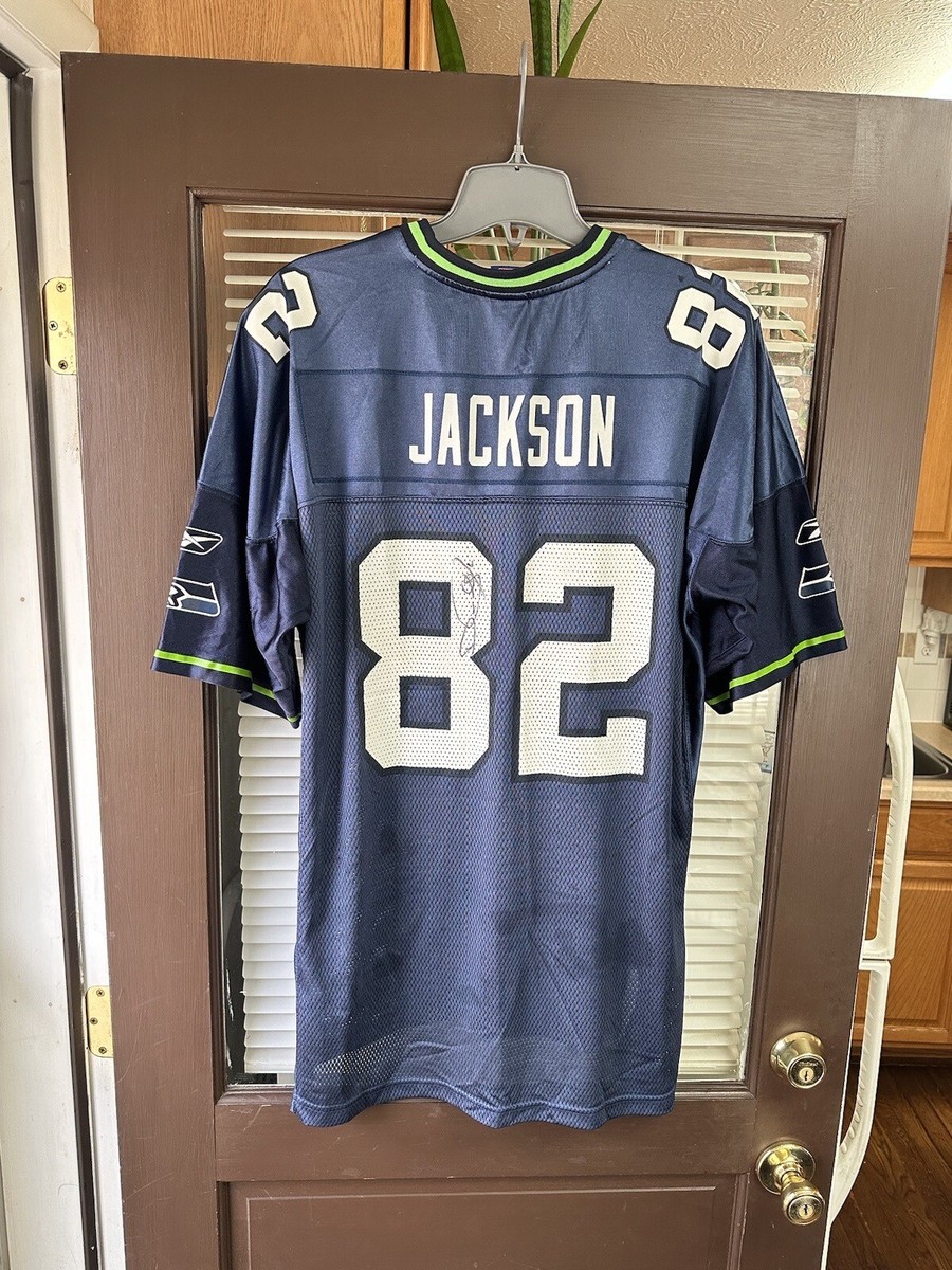 SIGNED AUTOGRAPHED Seattle Seahawks #82 Darrell Jackson RARE