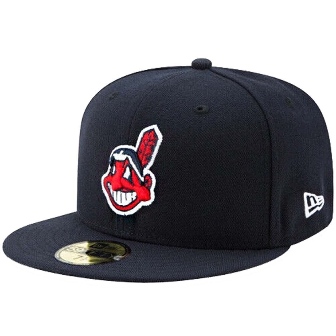 New Era Authentic MLB Cleveland Indians Wahoo Guardians Navy