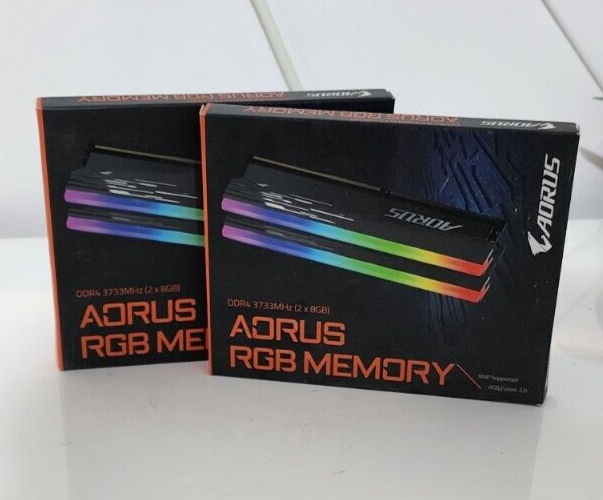 GIGABYTE AORUS RGB Memory DDR4 16GB (2x8GB) 3733MH/z | eBay