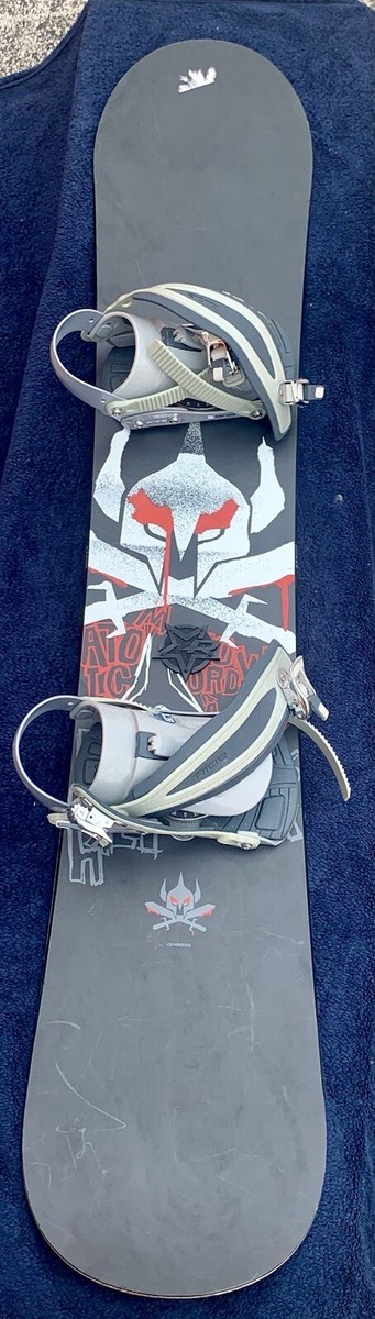 Rare Atomic Hatchet 152cm Snowboard With Ride LS Series Bindings