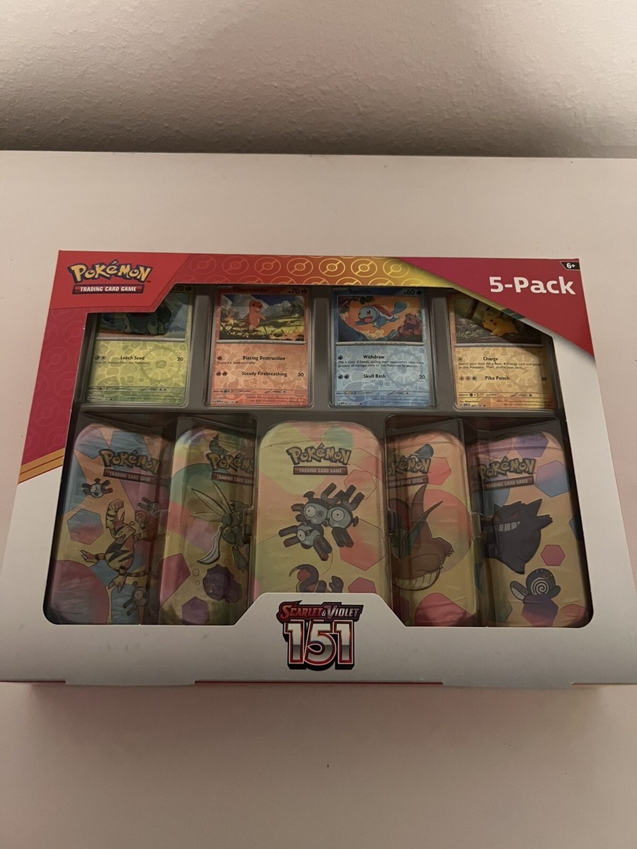 Pokémon TCG Tin Kanto Power 5 Mini Tin Box Set for sale online | eBay