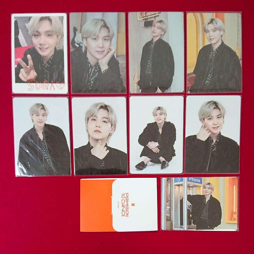 BTS PERMISSION TO DANCE ON STAGE PTD mini photo card photocard set