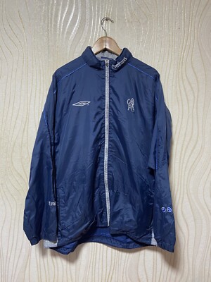 CHELSEA TRAINING FOOTBALL SOCCER JACKET UMBRO sz XL MEN | eBay