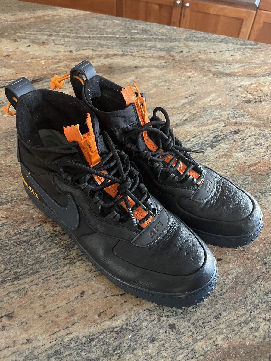 Size 11.5 - Nike Air Force 1 High WTR x Gore-Tex Black 2019 | eBay