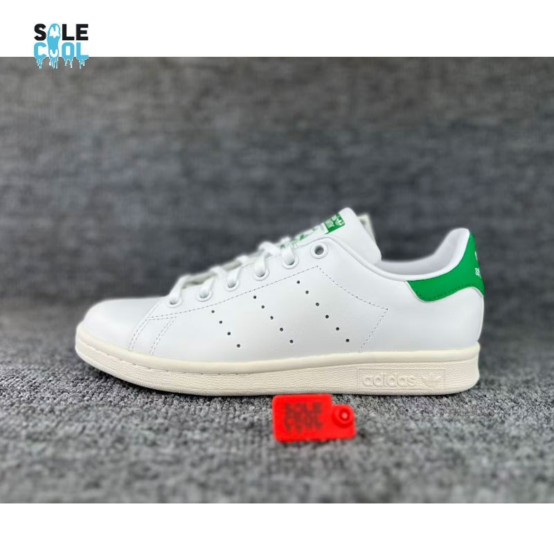 ADIDAS Stan Smith Ortholite Mens Low Top Sneaker Shoes White Green