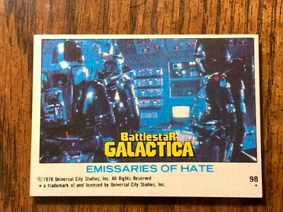 1978 Universal City Studios Battlestar Galactica Trading Cards