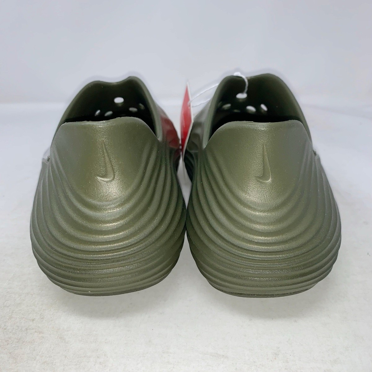 Nike ReactX Rejuven8 Olive Green Clog Slipper Sandal Sneakers