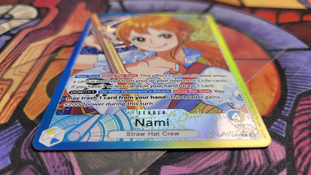 Nami OP11-041 Leader Alternate Art One Piece Card English A Fist