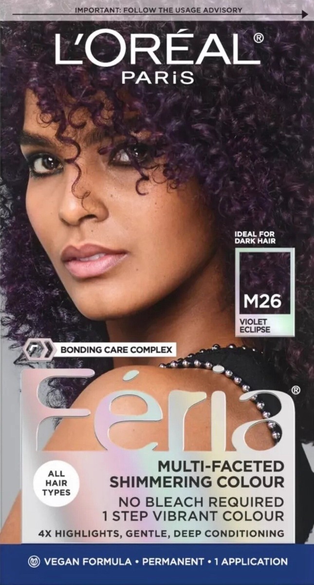 L'Oreal Paris Feria Permanent Hair Color M26 Violet Eclipse