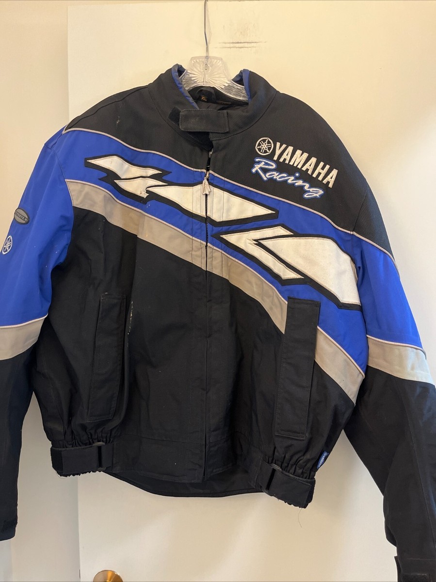 Yamaha Racing Blue Armored Motorcycle Jacket, Men's Size XL | eBay