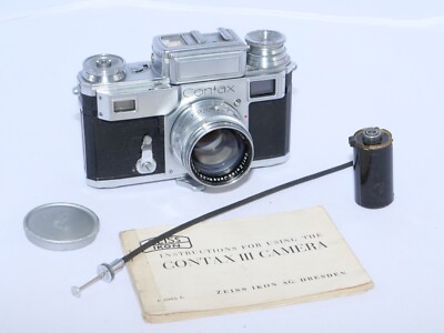 Zeiss Contax III Rangefinder WARTIME camera. Sonnar 50mm F/1.5
