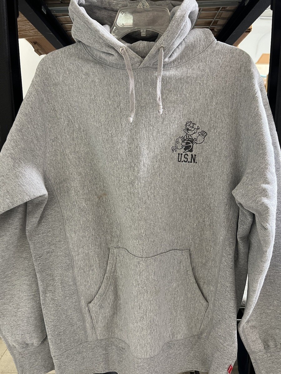 Supreme FW10 2010 Popeye Hoodie HOODED SWEATSHIRT Sz L Large | eBay