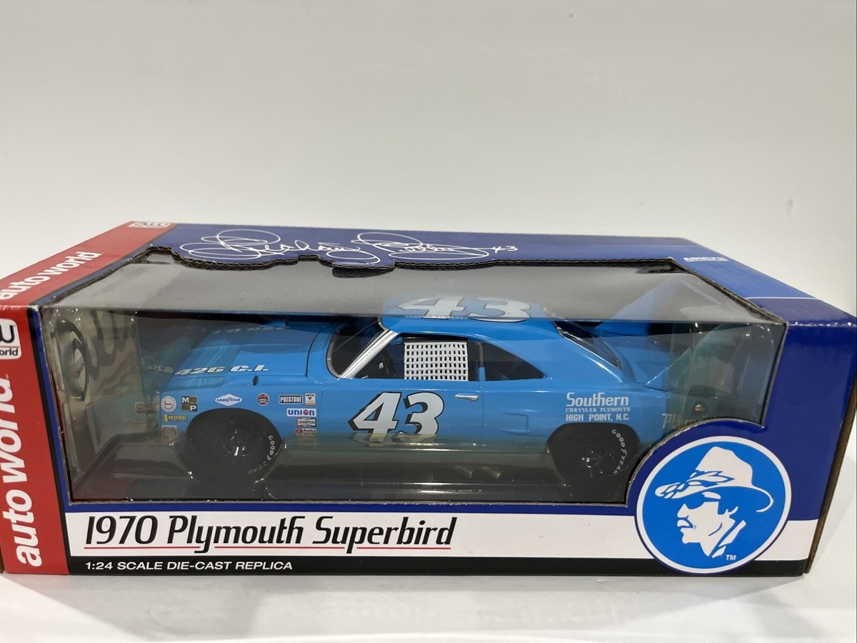 43 Richard Petty 1970 Plymouth Super Bird Auto World | eBay