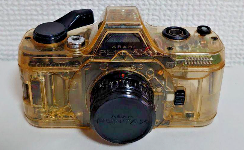 PENTAX auto 110 Skeleton Transparent Dummy Camera 24mm f/2.8 From