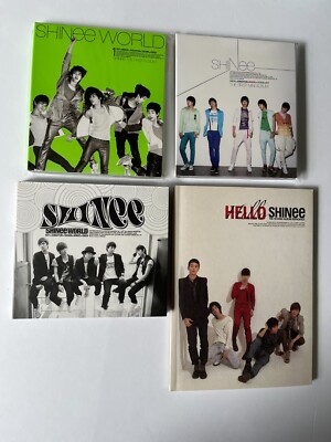 SHINee CD The First Album SHINee Replay World Korea Press 4 Set