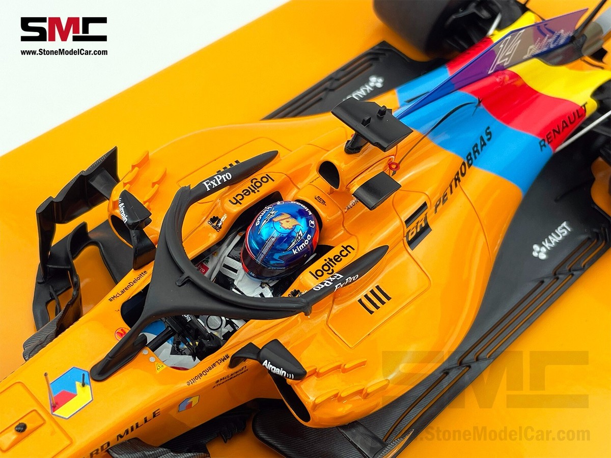 McLaren F1 MCL33 Fernando Alonso Abu Dhabi 2018 1st Retirement 1