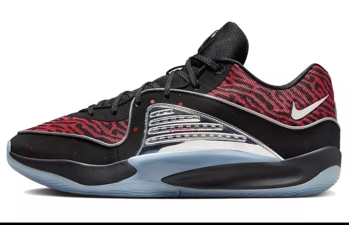 Nike KD 16 'Slim Reaper' Size 10.5 Men Crimson Black Metallic