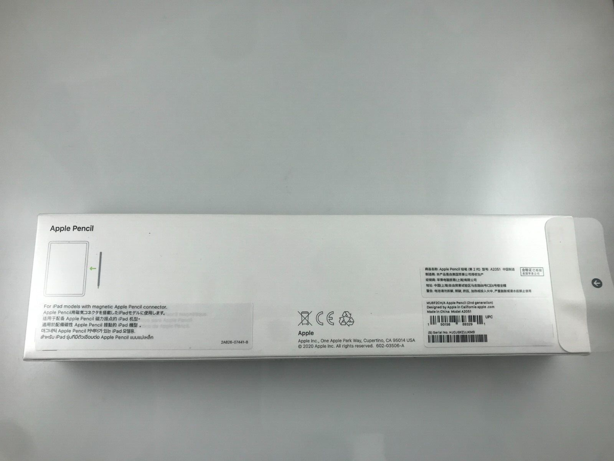 Original Apple Pencil 2nd Generation A2051 for iPad Pro 3rd/Air