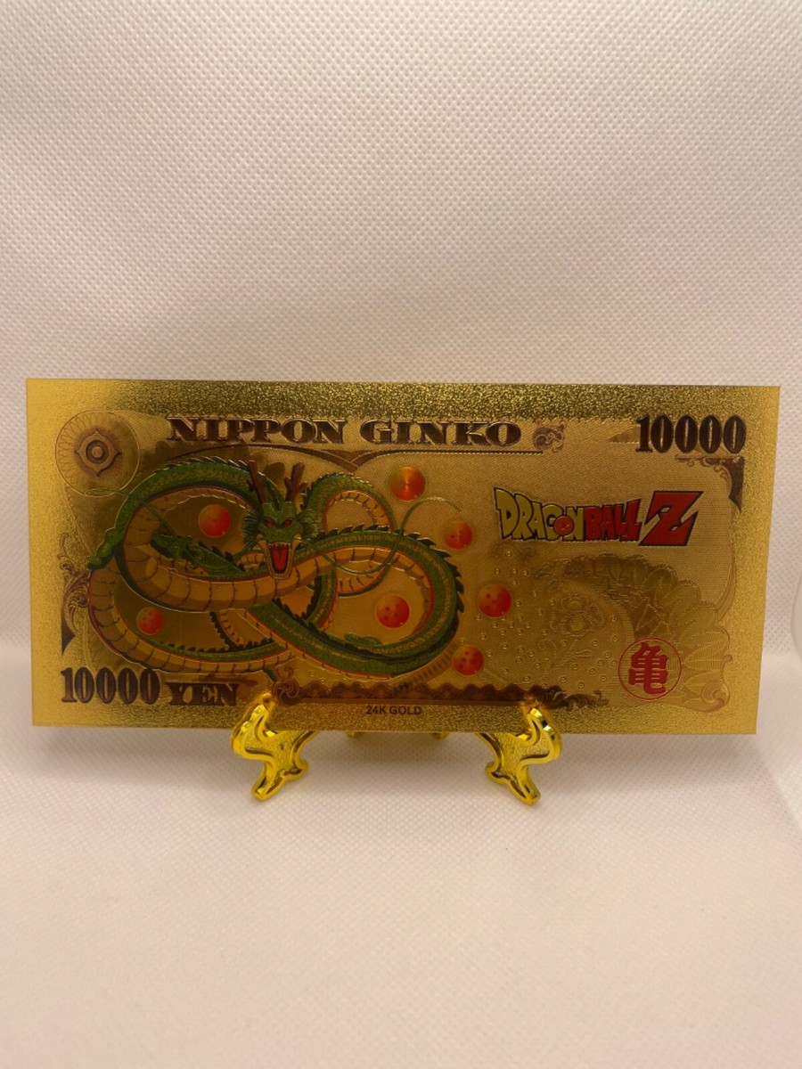 Collectible Gold Foil/Plated Dragon Ball Z Money Bills | eBay