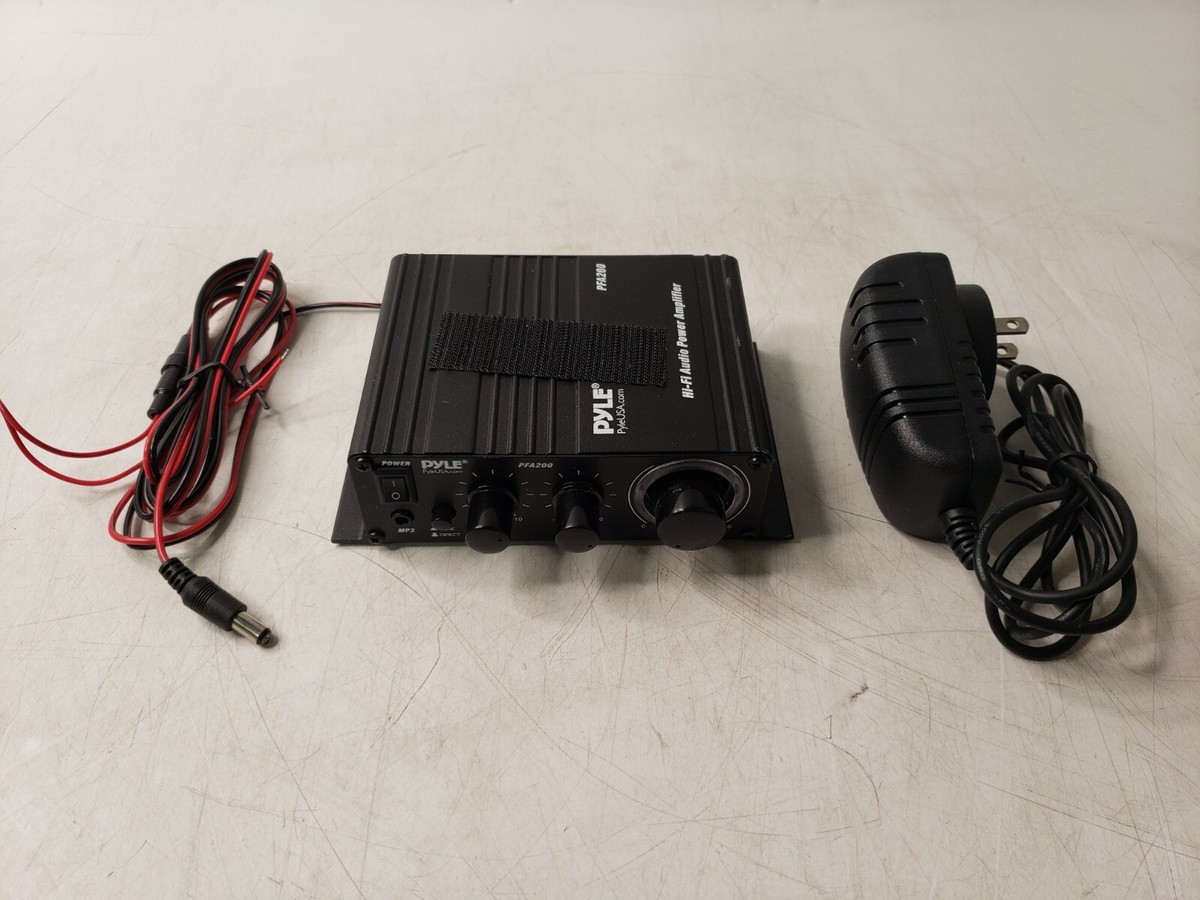 Pyle PFA200 60W Class T Hi-Fi Audio Amplifier W/ MP3/iPod Input