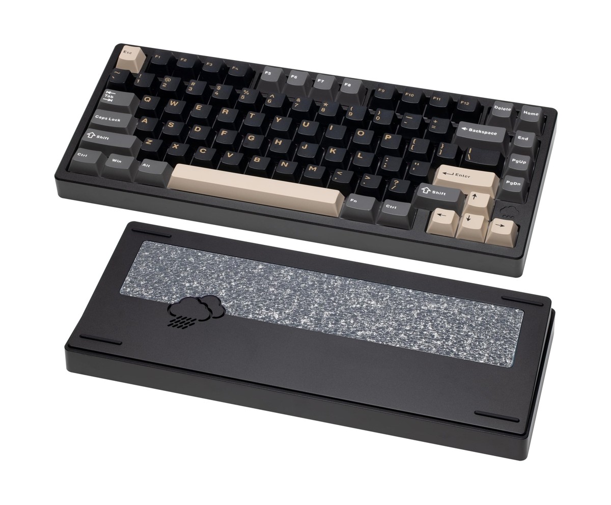 WOBKEY Rainy 75 CNC Aluminum HMX/JWK/Cocoa Switches Triple-Mode