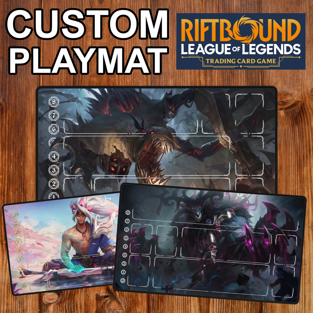 Custom Riftbound TCG Playmat - League of Legends TCG Playmat