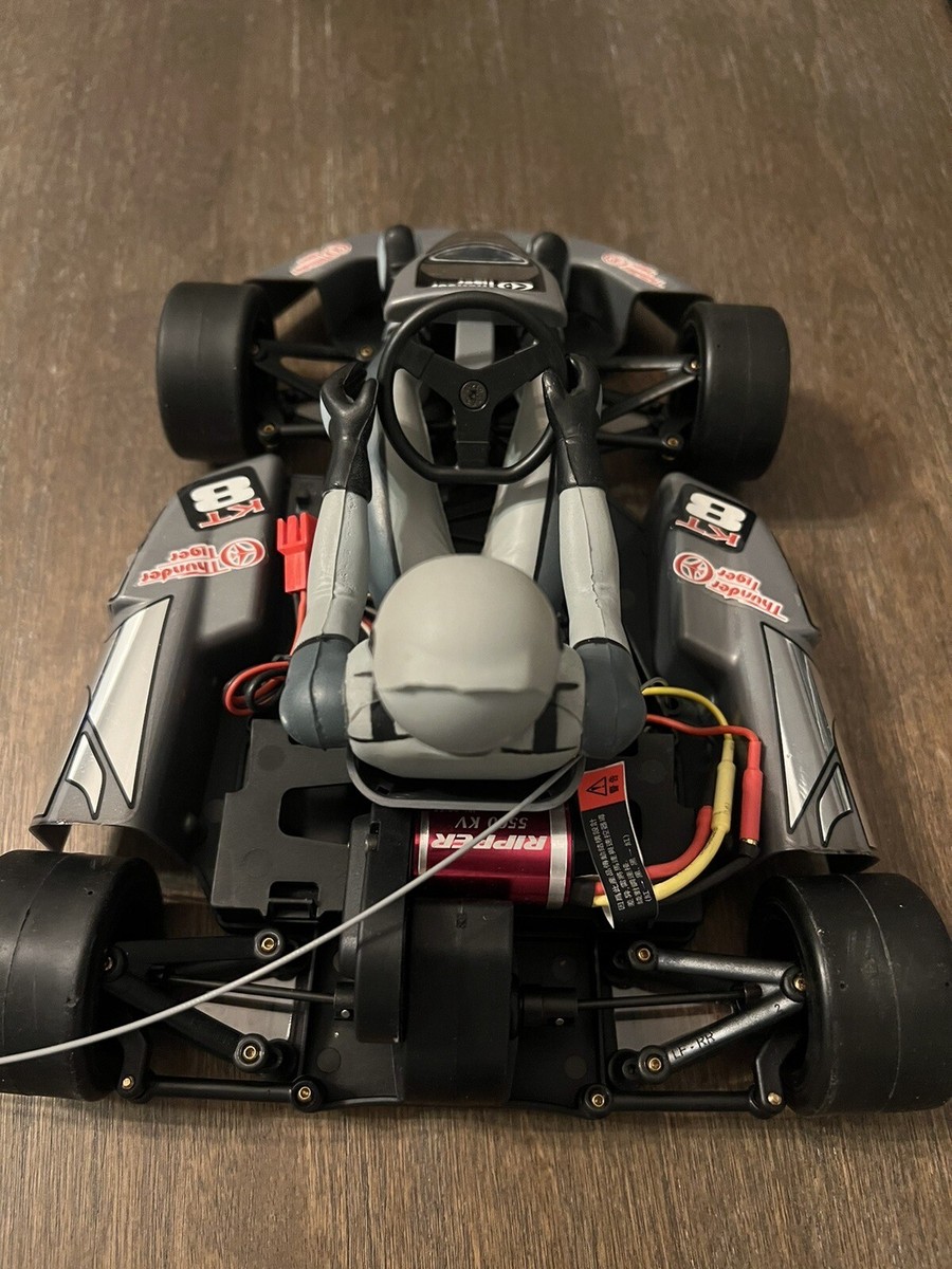 Thunder Tiger KT8 RC Go Kart Gray 6570-F271 NEW OPEN BOX DISPLAY