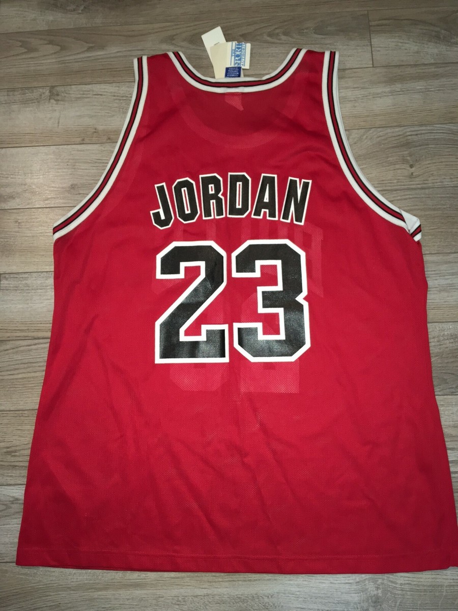 Michael Jordan #23 Chicago Bulls NBA Champion Jersey 52 XXL NWT