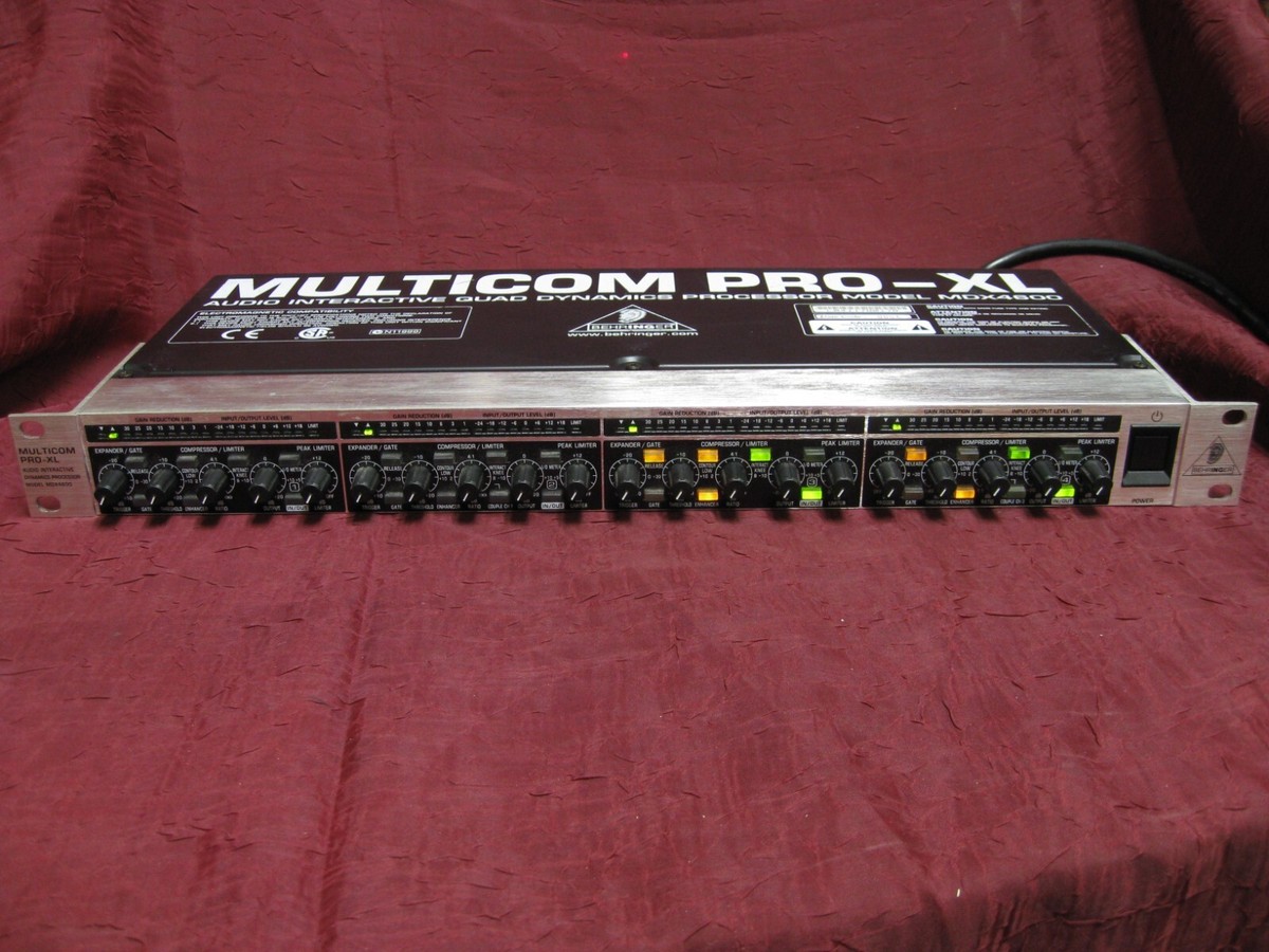 Behringer MULTICOM PRO-XL MDX4600 4ch compressor limiter dynamic