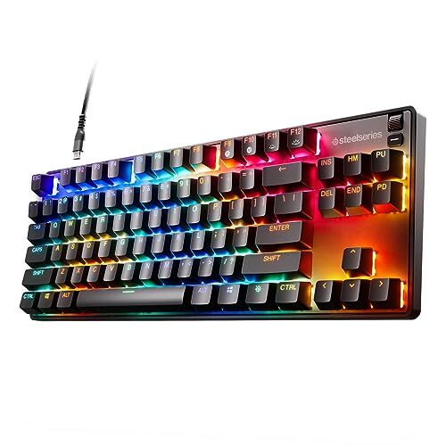 SteelSeries New Apex 9 TKL – HotSwap Optical Mini Keyboard – 9