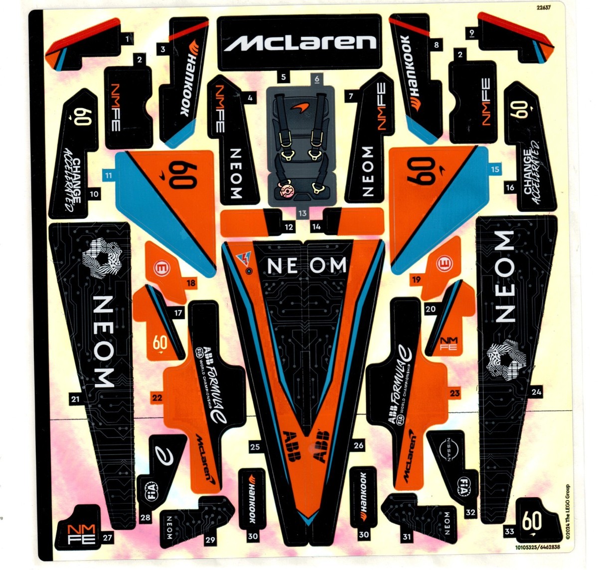 LEGO TECHNIC: Neom Mclaren Formula E Race Car (42169) for sale