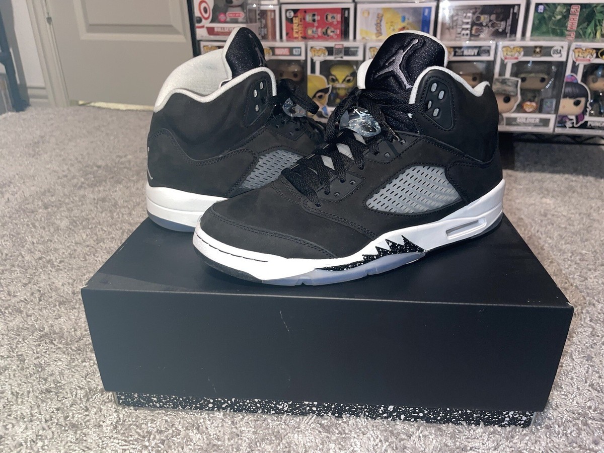 Size 10.5 - Jordan 5 Retro Mid Oreo 195238771294| eBay