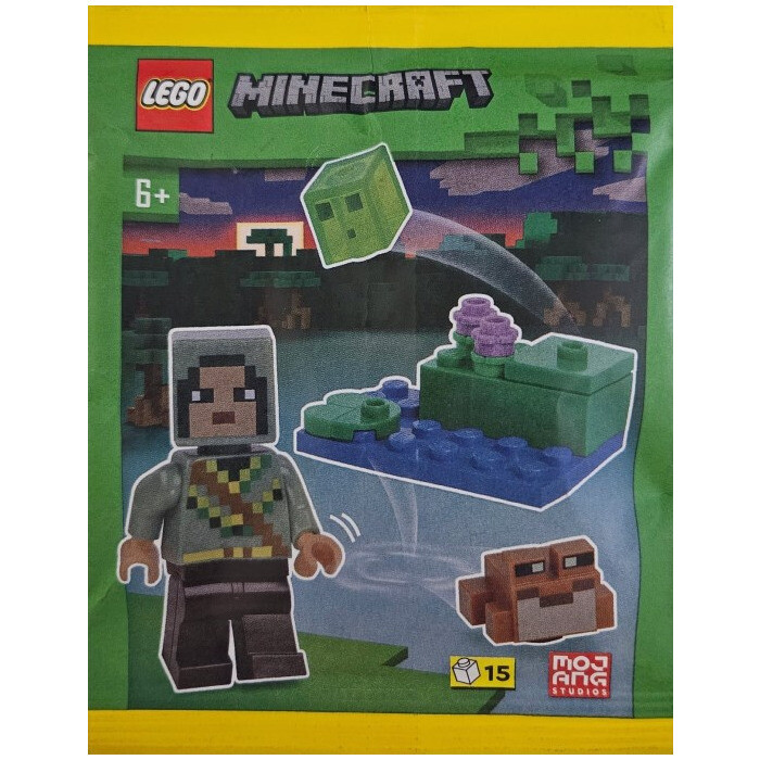 LEGO Minecraft Arbalest Knight with Frog and Slime Paper Bag