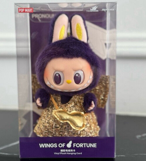 Labubu X PRONOUNCE Authentic POP MART Wings of Fortune Plush IN