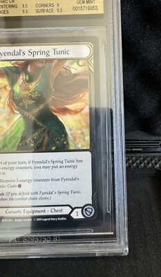 Flesh and Blood TCG Fyendal's Spring Tunic Cold Foil WTR 1st Ed