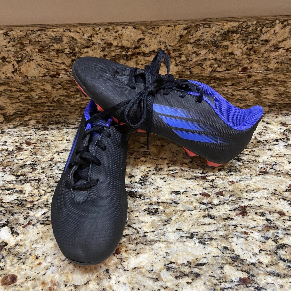ADIDAS SGC 753002 SOCCER CLEATS, BLACK & Blue Size 5 | eBay