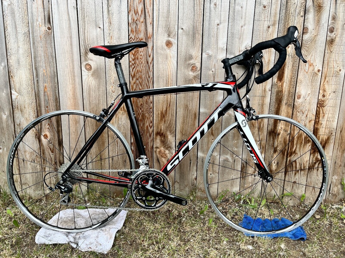 2014 Scott CR1 20 Road Bike, 52-54 cm Medium, Black, Dura Ace