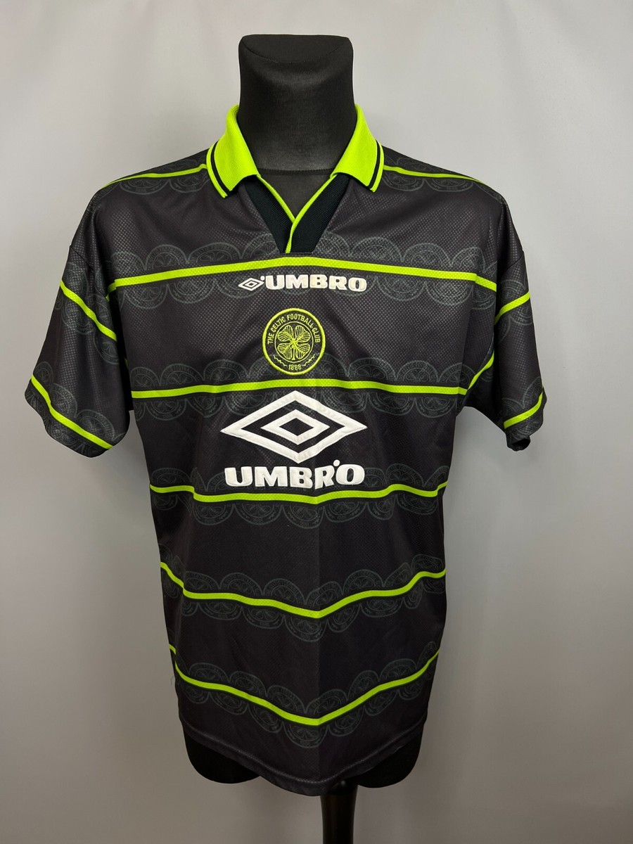 CELTIC 1998 1999 AWAY SHIRT FOOTBALL SOCCER UMBRO JERSEY MENS SIZE