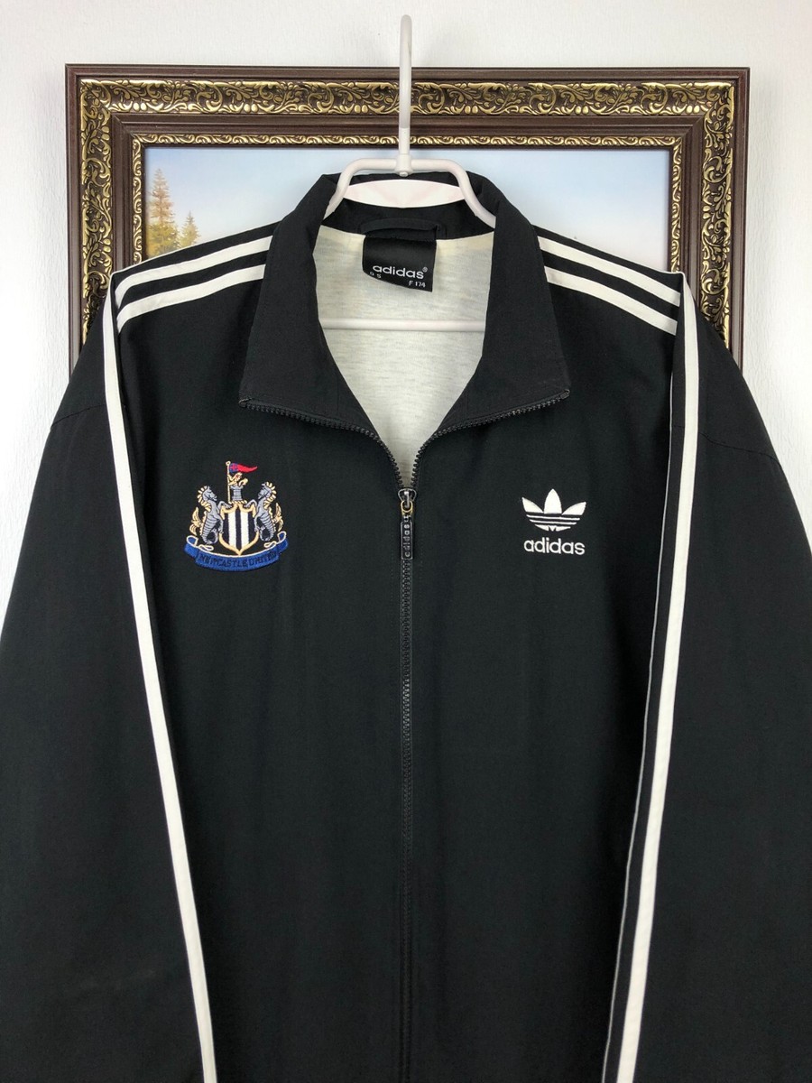 Vintage 90's Adidas Newcastle United Football Track Top Soccer