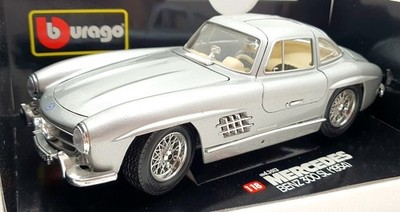 Burago 1/18 Scale Diecast 3013 - 1954 Mercedes Benz 300 SL