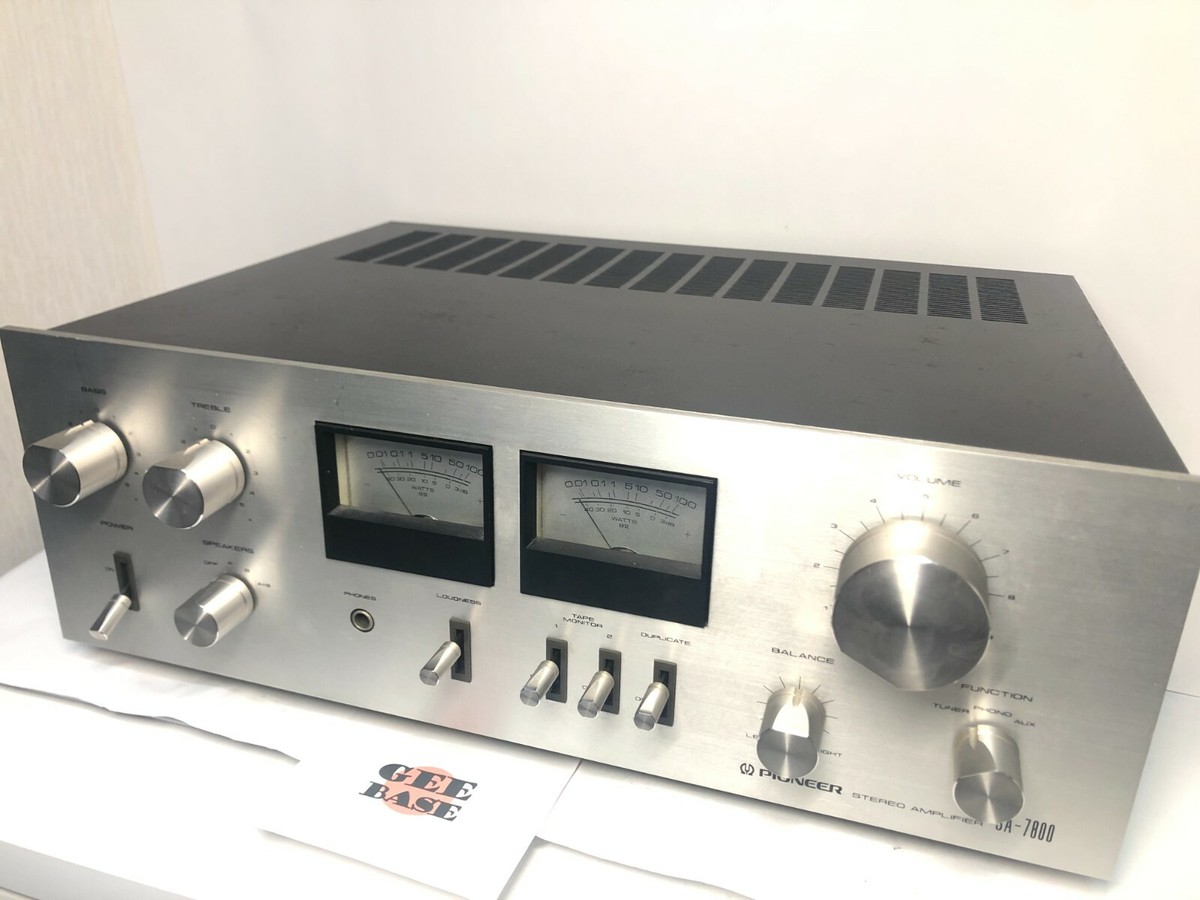 Pioneer SA-7800 Stereo Integrated Amplifier For Parts or Repair