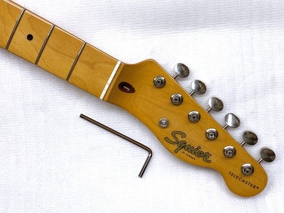 Genuine Fender Squier TELECASTER NECK w/KEYS Maple Classic Vibe