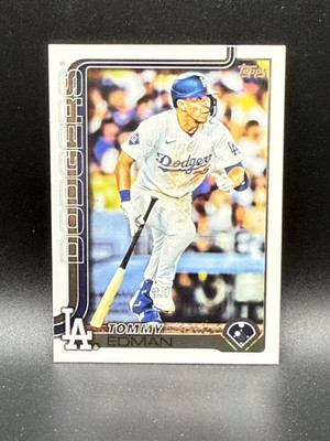 Tommy Edman 2025 Topps Series 1 #214 Los Angeles Dodgers Baseball