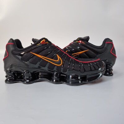 Size 12.5 - Nike Shox TL Black Orange for sale online | eBay
