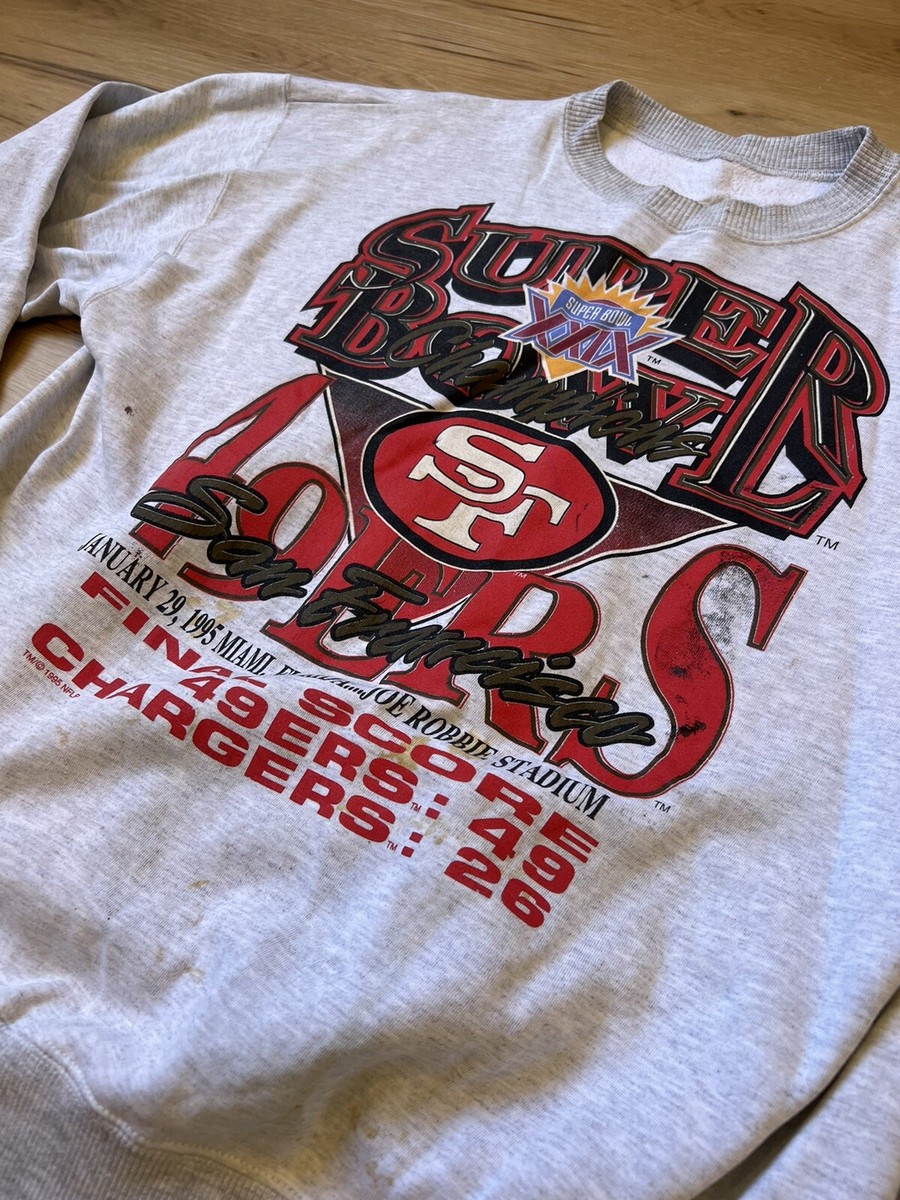 Vintage 1995 San Francisco 49ers Super Bowl 29 Crewneck Sweater